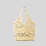 Hand-Knitted Bags Knitting Bags Retro-Popular Large-Capacity Hollow Handbag Women's Bags