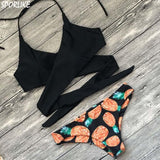 Sexy Criss Cross Bikini Bandage Brazilian Swimsuit