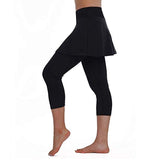 European and American Women's Overweight Two-Piece Skirt Pants with Slim and High Elasticity Yoga Pants for Women's Leggings