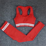 Seamless Yoga Set Sport Wear Women Gym Workout Fitness Clothing Female Sport Suit High Waist Legging Sports Bra Tracksuit