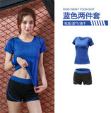 5 pieces sets coat+t shirt+bra+shorts+leggings women yoga clothing quick dry outdoor sports running fitness gym ropa deportiva