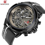 NAVIFORCE Men's Waterproof Quartz Sport Wrist Watches