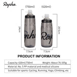 Rapha Ultralight Bicycle Water Bottle 620 750ML Leak proof PP Drink Sport Water Bottle Bike Lockable Mouth Cycling Water Bottle