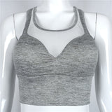 Sports Bra Women Yoga Tops New Fitness Sport Bra Wiith Pad Woman Gym Running Tank Top