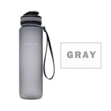 Water Bottles 650ml 1000ml Capacity Drinking Water Portable Plastic Protein Shaker My Sport Drink Bottle