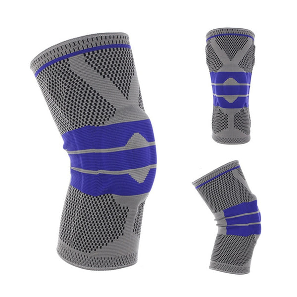 Fitness Running Knee Support Protect Gym Sport Braces Kneepad Elastic Nylon Silicon Padded Compression Knee Pad Sleeve