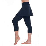 European and American Women's Overweight Two-Piece Skirt Pants with Slim and High Elasticity Yoga Pants for Women's Leggings