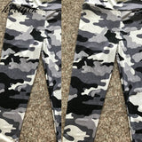 Women's Yoga Pants Camouflage Print Tight Slim sport leggings High waist Elastic Fitness Leggings