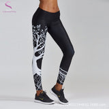 Women Sexy Yoga Pants Trees Printed Dry Fit Sport Pants Elastic Fitness Gym Pants Running Tight Sport Leggings Female Trousers