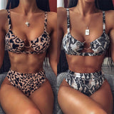 New Swimming Suit for Women 2 Pieces Set High Waisted Bikini  Cute Swimsuit Lady Fashion Hot Push Up Bathing Suits