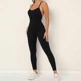 European and American V Neck, No Awkward Thread, Tight Backless One Piece Yoga Pants, Sports Running, Fitness Yoga Pants