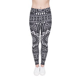 High Waist Shaping Hip Lifting Yoga Pants Women Printing Running Fitness Pants Polyester Milk Silk Leggings