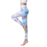 High Waist Printed Quick Dry Stretch Leggings