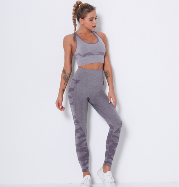 Tracksuit For Women High Elasticity Sexy Fitness Suit Breathable  Yoga Set Workout Running Sport Clothes For Women