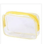 eTya Travel PVC Cosmetic Bags Women Transparent Clear Zipper Makeup Bags Organizer Bath Wash Make Up Tote Handbags Case