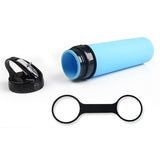 600ml Outdoor Riding Water Cup Portable Foldable Silicone Water Bag Spot Advertising Gift Sports Water Bottle