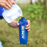 AONIJIE 500/250/170ml TPU Outdoor Sport Bottle Hydro Soft Flask Running Hiking Fitness Bicycle Tactical Canteen Water Kettle Jug