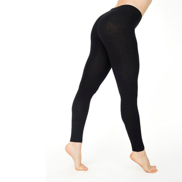 Womens Casual Ankle-length Leggings Elastic Waist Cotton Leggings Female Women Clothing Plus Size 2XL