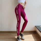 Pink Hip Up Fitness Pants Women 4 Way Stretchy Sport Tights legging  Anti sweat High Waist Yoga pants  Gym Athletic Leggings