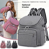 Fashion Maternity Diaper Bags Waterproof Mummy Nappy Bags Large Capacity Baby Care Nursing Bag Mother Multi-function Backpacks