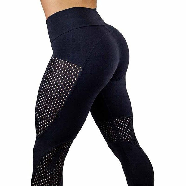 Yoga Leggings Stitching Fitness Push Up Leggings Women Elastic Sexy Pants