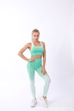 Women Sport Suit Fitness Female Yoga Set Ombre Push Up Workout Gym Wear Running Clothing Tracksuit Gradient Seamless