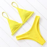 OMKAGI Bikin Swimwear Women Swimsuit Sexy Push Up Micro Bikinis Set Swimming Bathing Suit Beachwear Summer Brazilian Bikini