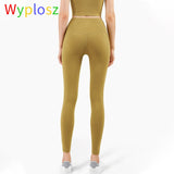 Wyplosz Yoga Pants Skin-friendly nudity High Waist Hip lift Seamless Yoga Leggings Sports Women Fitness Leggings Fitness Pants