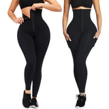 Women's Waist Trainer 2 in 1 Corset Leggings High Waist Adjustable Hooks Tummy Control Shaper Yoga Pants Gym Workout Shapewear