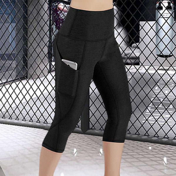 Women yoga Leggings With Pocket Push Up Jogging Female Stretchy Fitness Pants High Waist Gym Sport Fitness Workout trousers