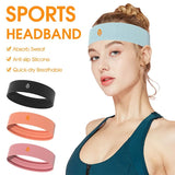 WEST BIKING Cycling Sweatband Unisex Sport Sweat Headband Anti-slip Breathable Yoga Exercise Running Fitness Hair Sweat Band