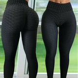 Fitness Yoga Pants Women Sexy Leggings Sport Plus Size Black leggins Jacquard Running Tights Gym Scrunch Anti Cellulite Leggings