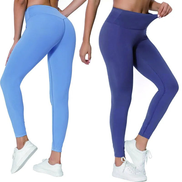 Push Up Leggings Women High Waist Sports Fitness Yoga Pants with Invisible Pocket Anti Cellulite Workout Tights Plus Size