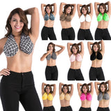 Comfort Boob Sweat Towel Bra Women Tops Bathing  Push Up Bra