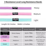 Long Booty Band Hip Circle Loop Resistance Band Workout Exercise for Legs Thigh Glute Butt Squat Non-slip Design