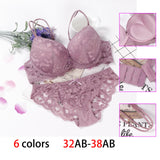 Lingerie Pink Sujetador Transparente Panties And Bra Set Underwear Set Women Japanese Fashion Conjunto