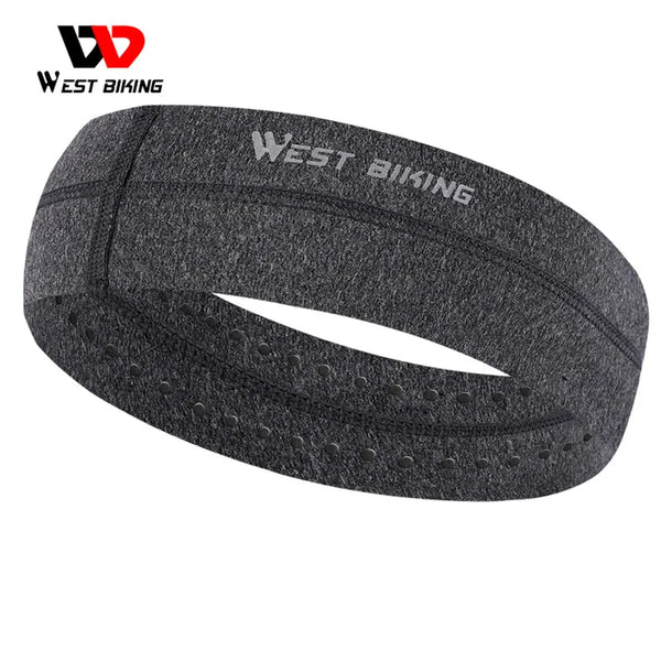 WEST BIKING Cycling Sweatband Unisex Sport Sweat Headband Anti-slip Breathable Yoga Exercise Running Fitness Hair Sweat Band