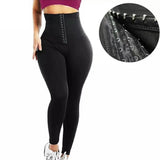 Women's Waist Trainer 2 in 1 Corset Leggings High Waist Adjustable Hooks Tummy Control Shaper Yoga Pants Gym Workout Shapewear