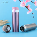 Thermos cup Thermos Mug Vacuum Cup 304 Stainless Steel  insulated Mug 450ML Thermal Bottle Thermoses vacuum flask  water bottle