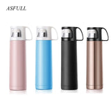 Thermos cup Thermos Mug Vacuum Cup 304 Stainless Steel insulated Mug 500ML Thermal Bottle Thermoses vacuum flask water bottle