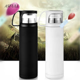 Thermos cup Thermos Mug Vacuum Cup 304 Stainless Steel insulated Mug 500ML Thermal Bottle Thermoses vacuum flask water bottle