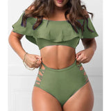 Summer Sexy Bikinis Swimwear 2022 Female Swimsuit Beachwear Push Up High Waist Bikini Set Women Swimming Bathing Suit Summer