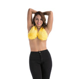 Comfort Boob Sweat Towel Bra Women Tops Bathing  Push Up Bra