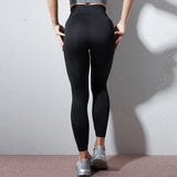 New Women High Waist Fitness Leggings Female Workout Push Up Leggings Fashion Solid  Bodybuilding Trousers Sport Sexy Yoga Pants