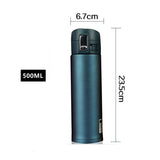 Fashion 500ml Stainless Steel Insulated Cup Coffee Tea Thermos Mug Thermal Water Bottle Thermocup Travel Drink Bottle Tumbler