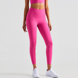 New Lycra Peach Buttocks Leggings Women Yoga Pants Nude High Waist Fitness Leggins Push Up Tights Woman Gym Sports Running Pants