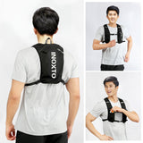 INOXTO New waterproof running backpack 5L ultra-light hydration vest mountain bike leather bag breathable gym bag 1.5L water bag