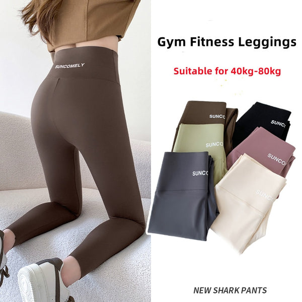 High Waist Yoga Leggins Sports Tights Thermal Woman Running Pants Sexy Butt Lifting Leggings Push Up Panties Gym Fitness