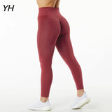 Alphalete 26 Color Amplify Leggings Women Seamless Scrunch Leggings Push Up Booty Legging Workout Gym Tights Fitness High Waist