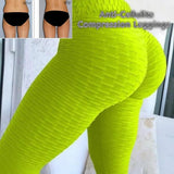 Anti Cellulite Compression Leggings Oppressing Mesh Fat Burner Design Weight Loss Yoga Leggings Compression Slimming Products